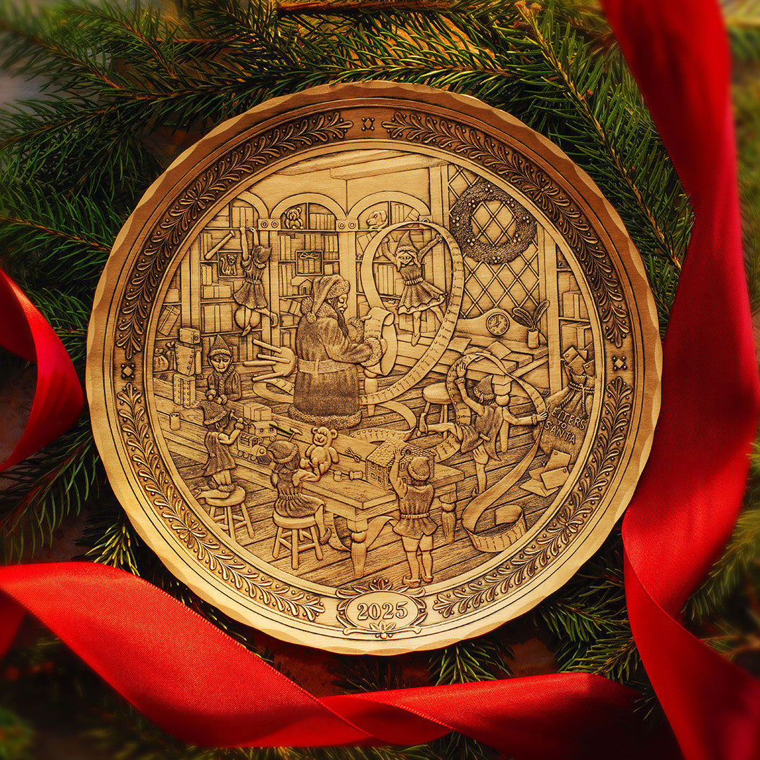 2025 Annual Plate- Santa's Workshop (Bronze)