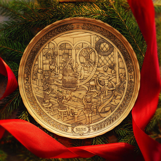 2025 Annual Plate- Santa's Workshop (Bronze)