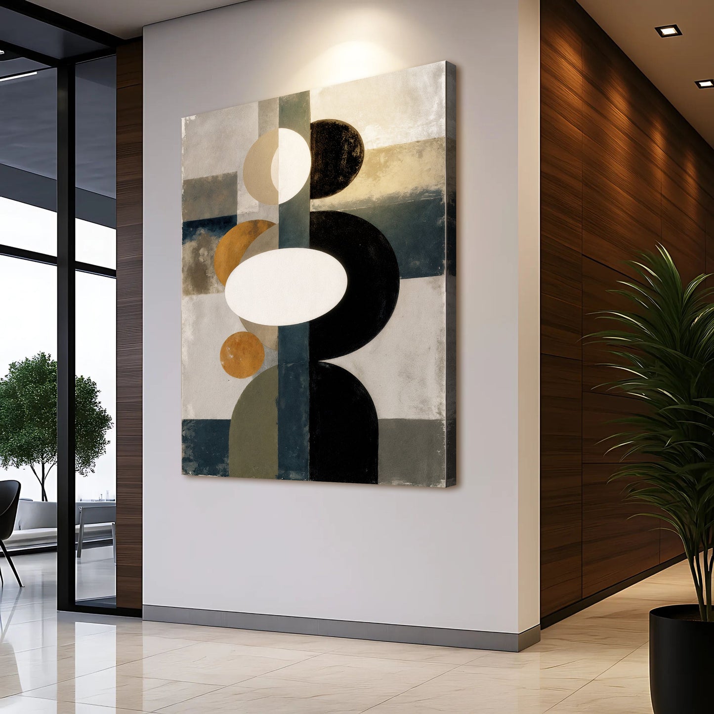 Abstract Contemporary Geometry Wall Art
