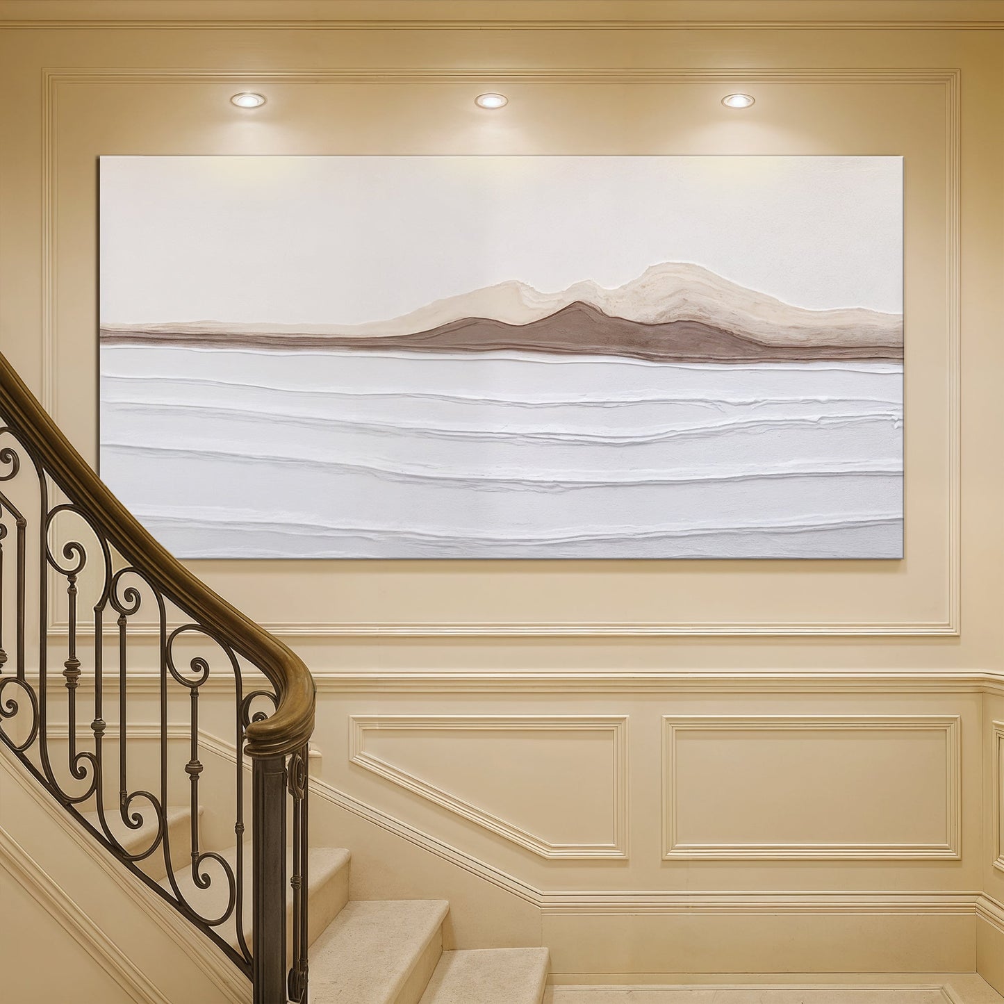 Earth Tone Abstract Wall Art