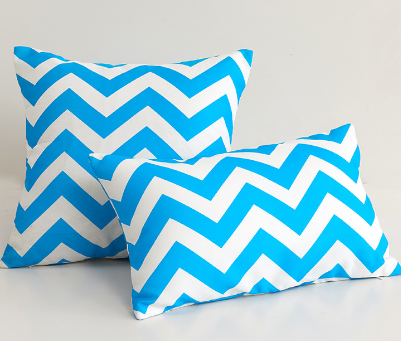 Stripes/Waving Outdoor Waterproof Pillow (With or Without Inserts)