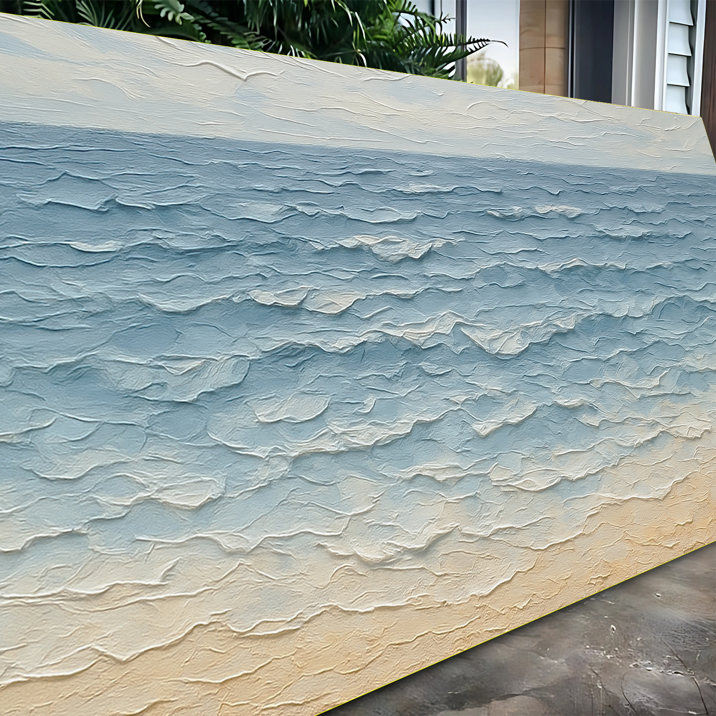 Serene Ocean Wave Coastal Wall Art VI