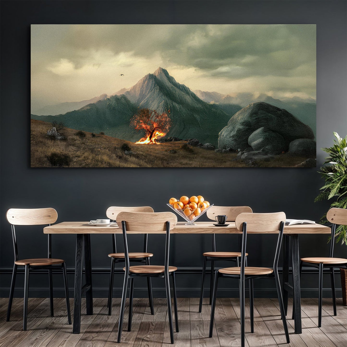 Burning Bush - Faith Wall Art IV