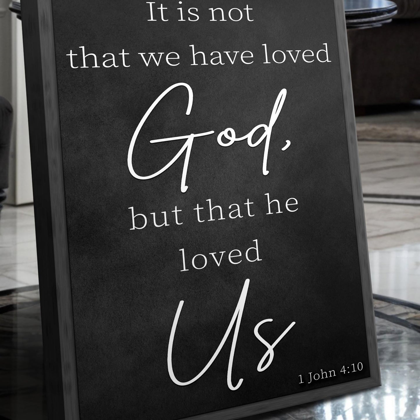 1 John 4:10 Faith Sign V