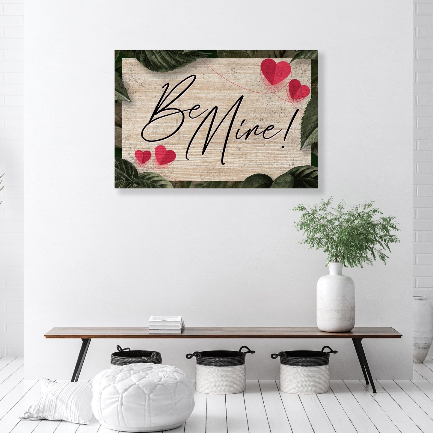 Rustic Valentine Saying Sign III
