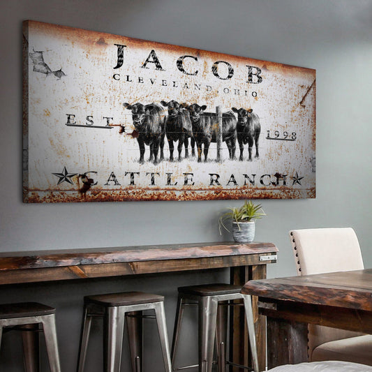 Cattle Ranch Sign IV (Free Shipping)