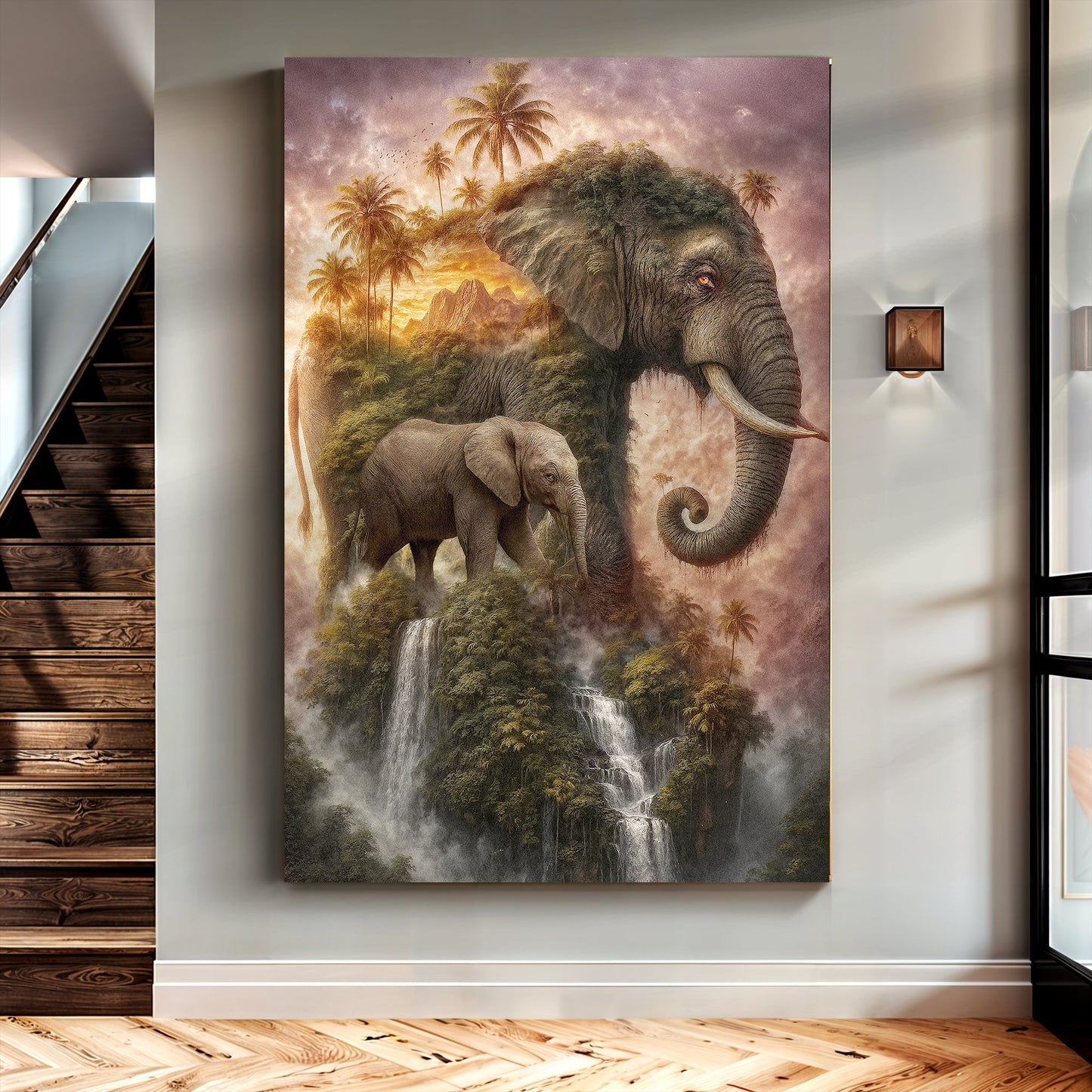 Elephant Jungle Majesty Wall Art