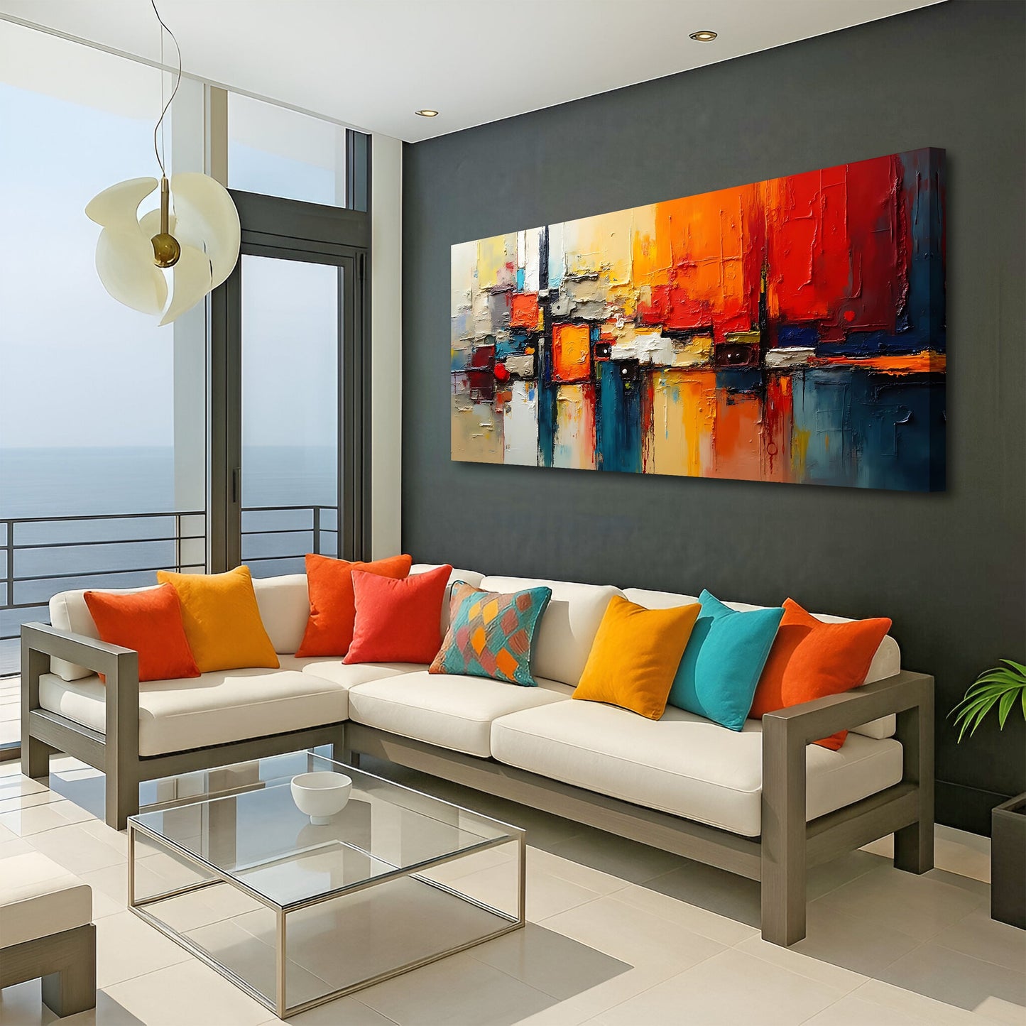 Colorful Abstract Wall Art II