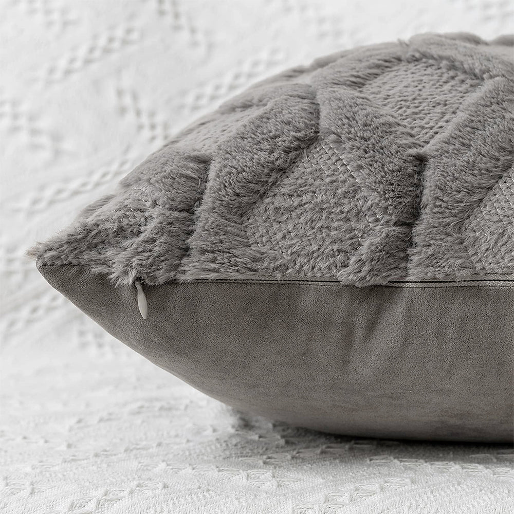 Reversible Throw Pillow Covers Wide Variety of Colors(With/Without Insert) size 18"x18