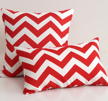 Stripes/Waving Outdoor Waterproof Pillow (With or Without Inserts)