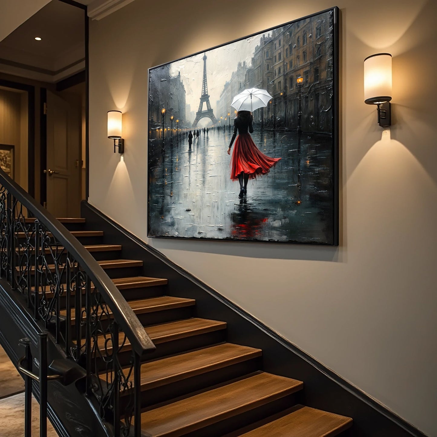 Paris Stroll Painting Wall Art