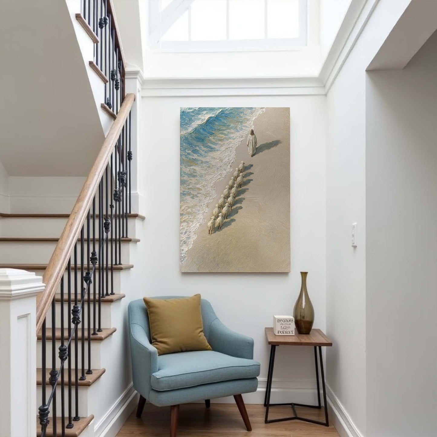 The Shepherd Leads Faith Wall Art