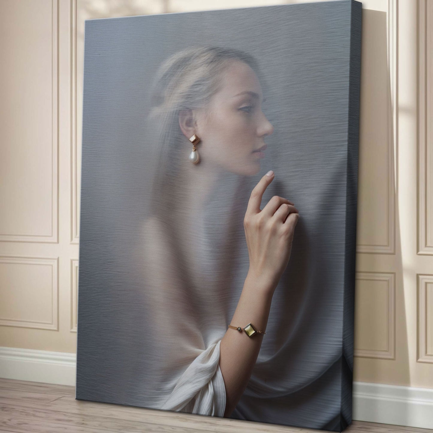 Behind Curtain Wall Art