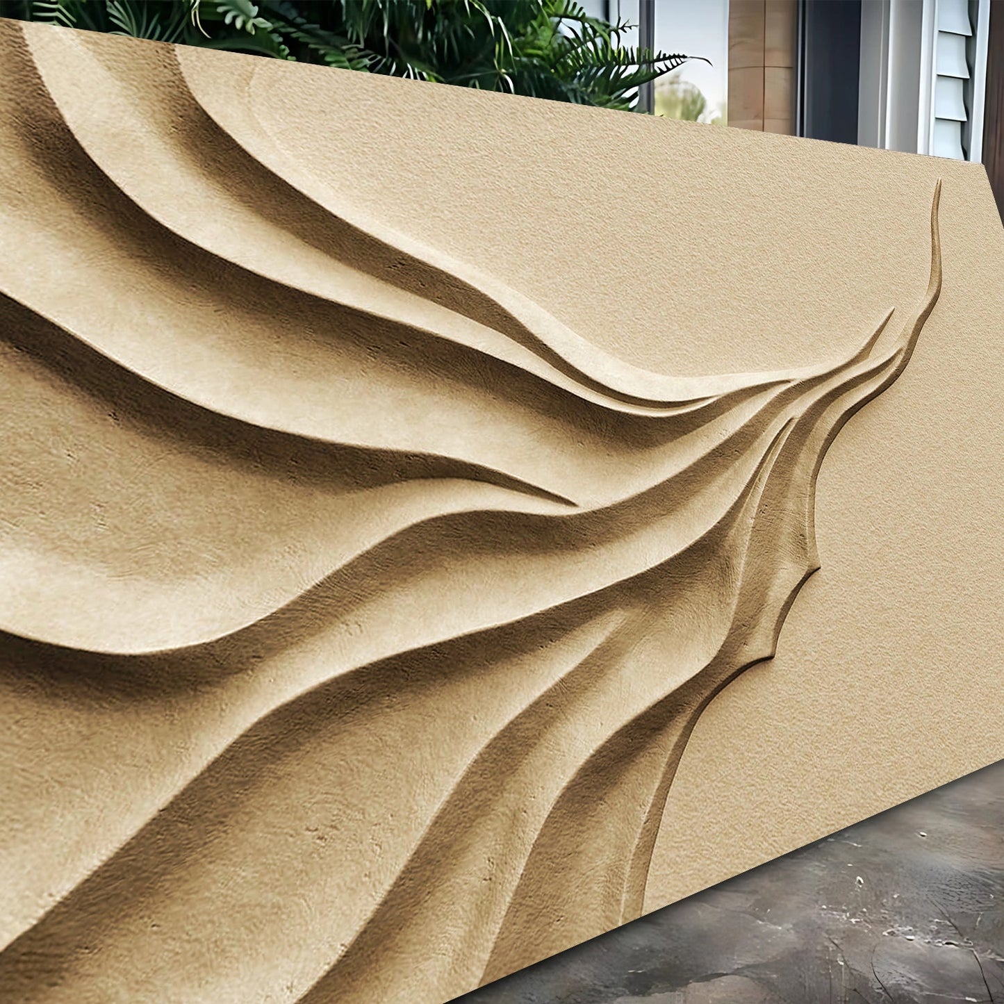 Beige Minimalist Wall Art II