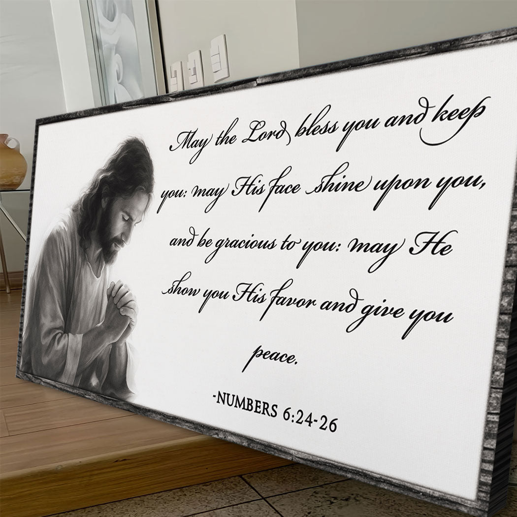 Numbers 6:24-26 - May The Lord Bless You Faith Sign IV
