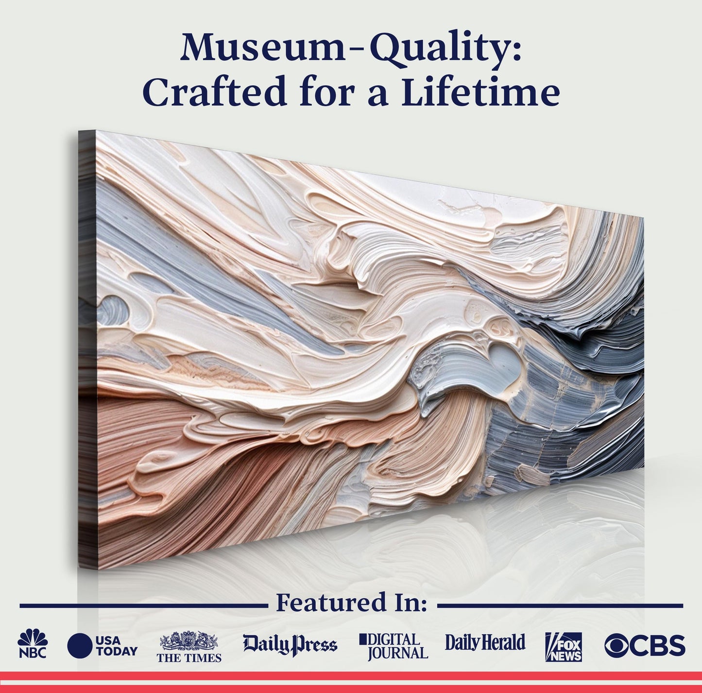 Rough Minimalist Impasto Wall Art