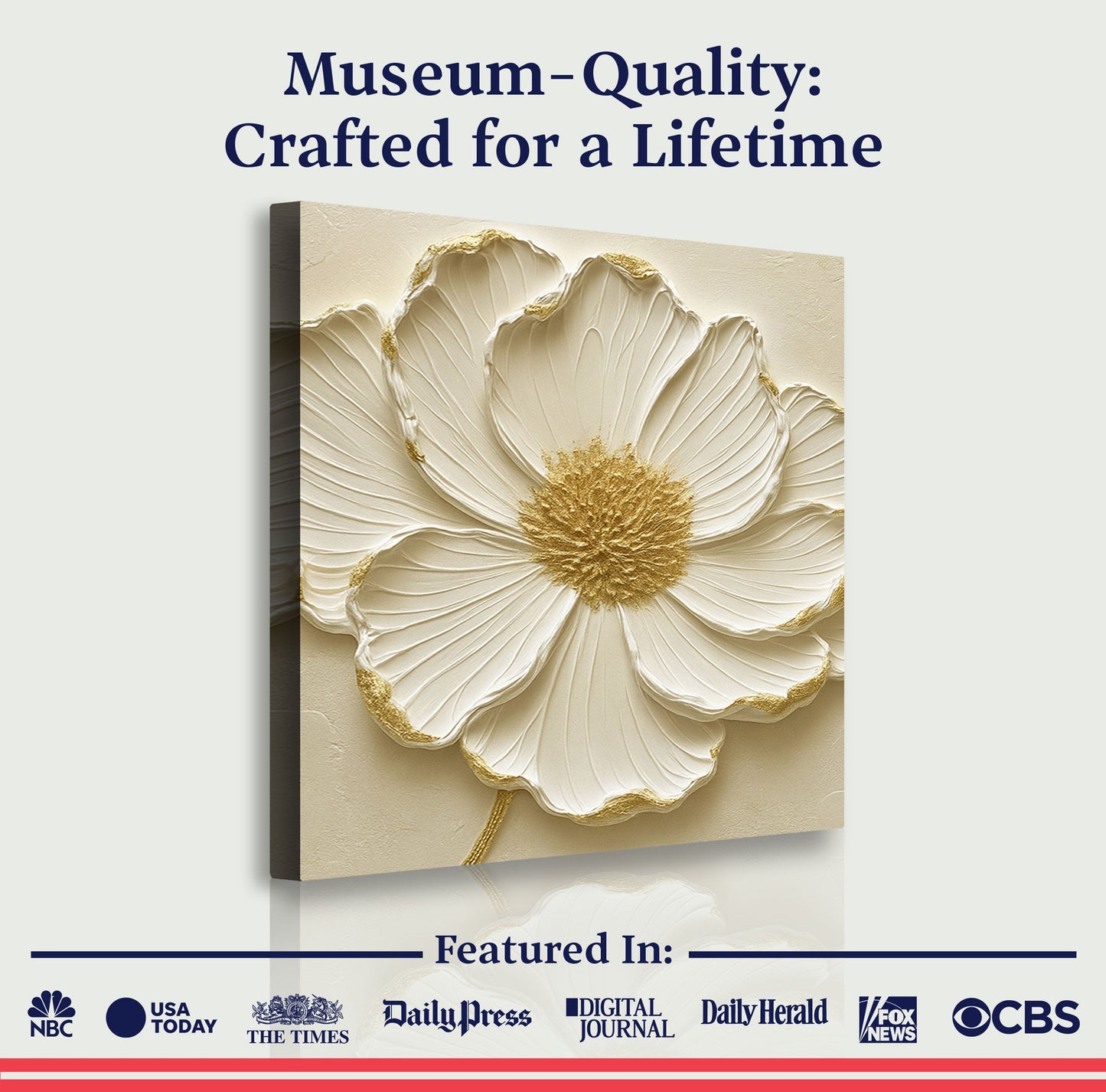 Modern Abstract Flower Wall Art