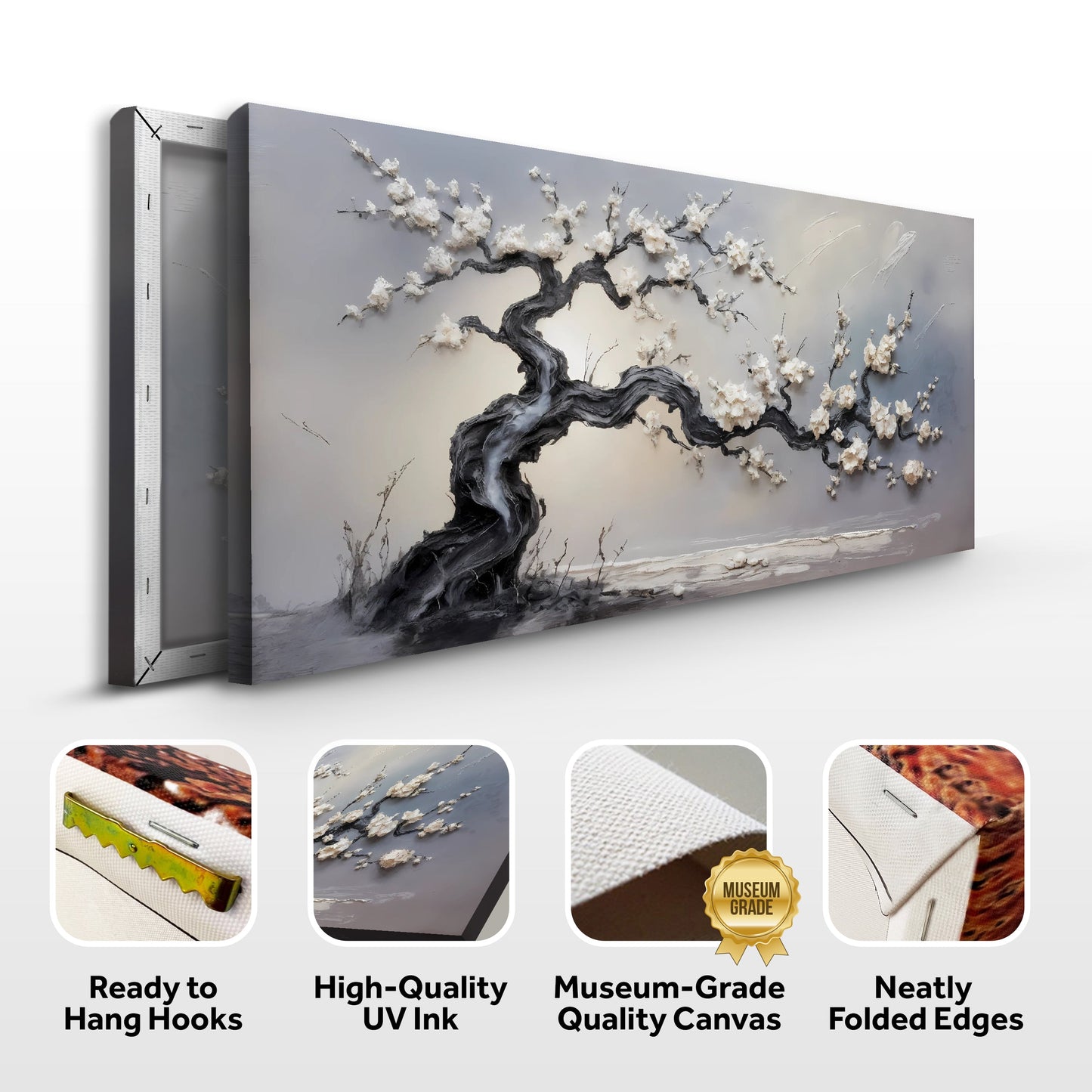 White Blossom Wall Art