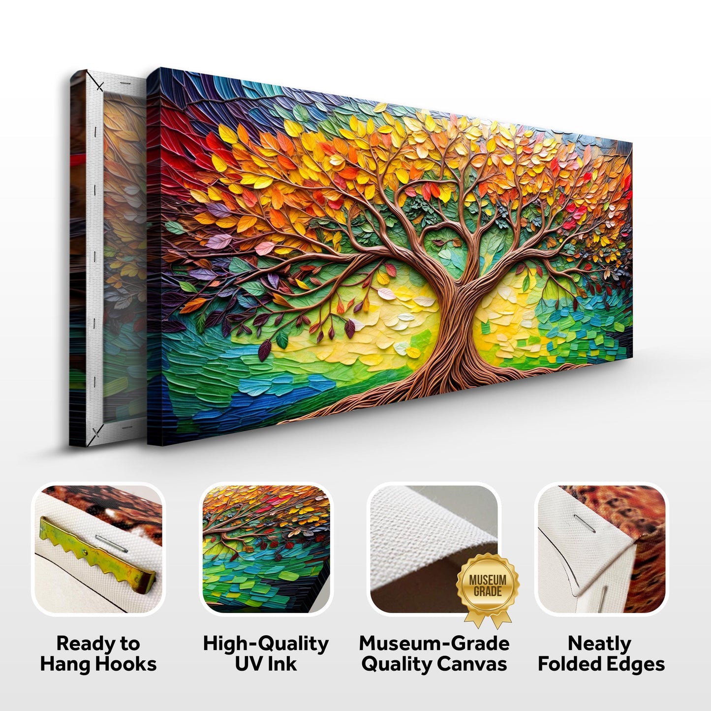Tree Of Life Impasto Wall Art