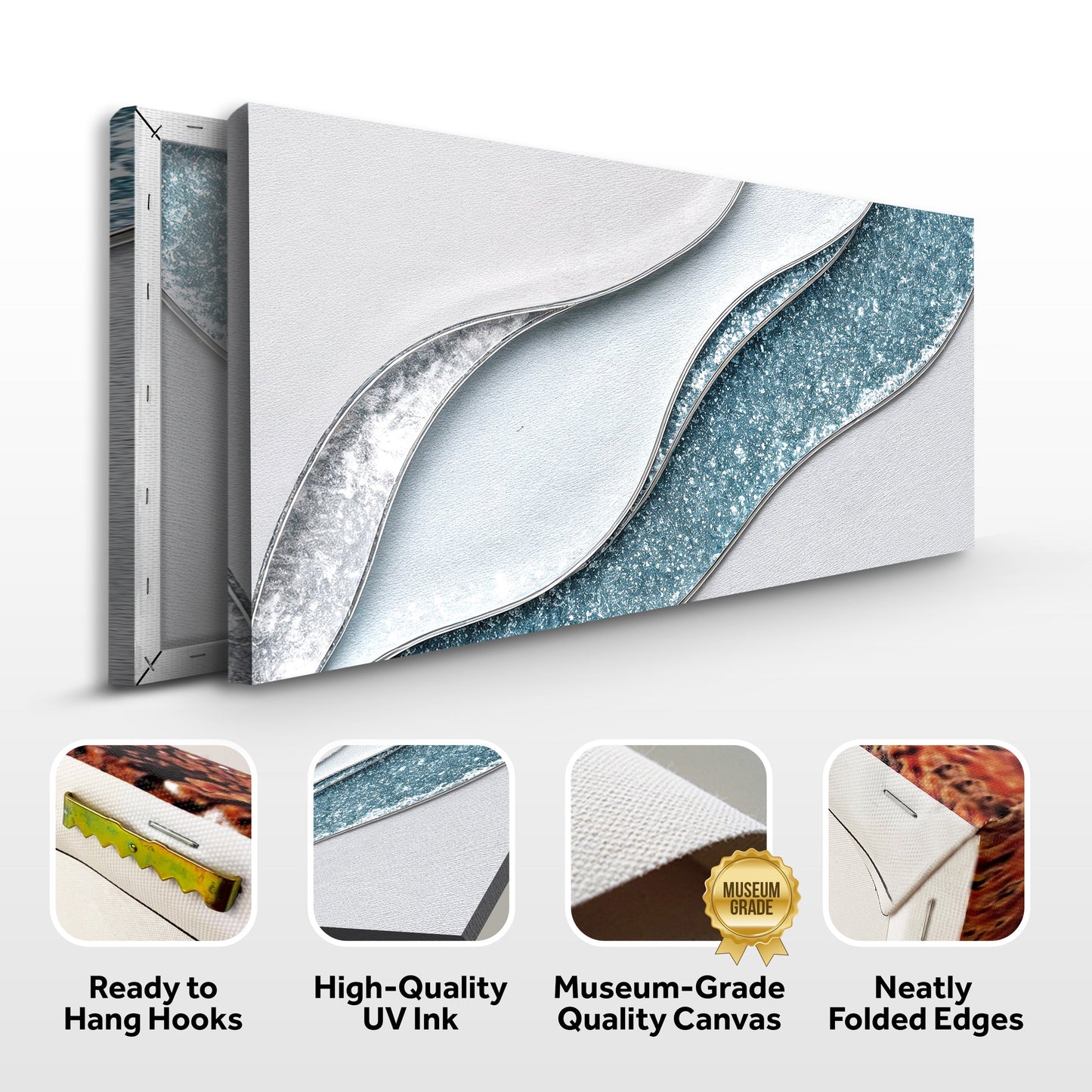 Lighter Waves Wall Art