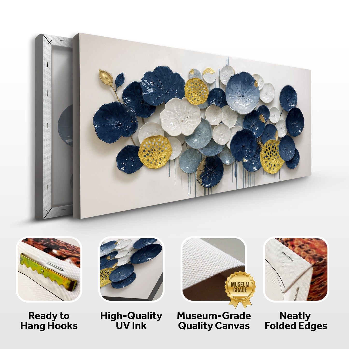 Lotus Leaf Abstract Wall Art VII