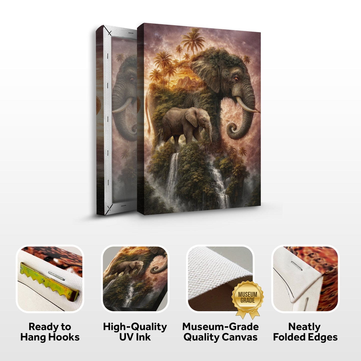 Elephant Jungle Majesty Wall Art