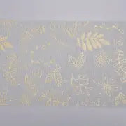 Single Rectangular PVC Table Mat with Leaf Print