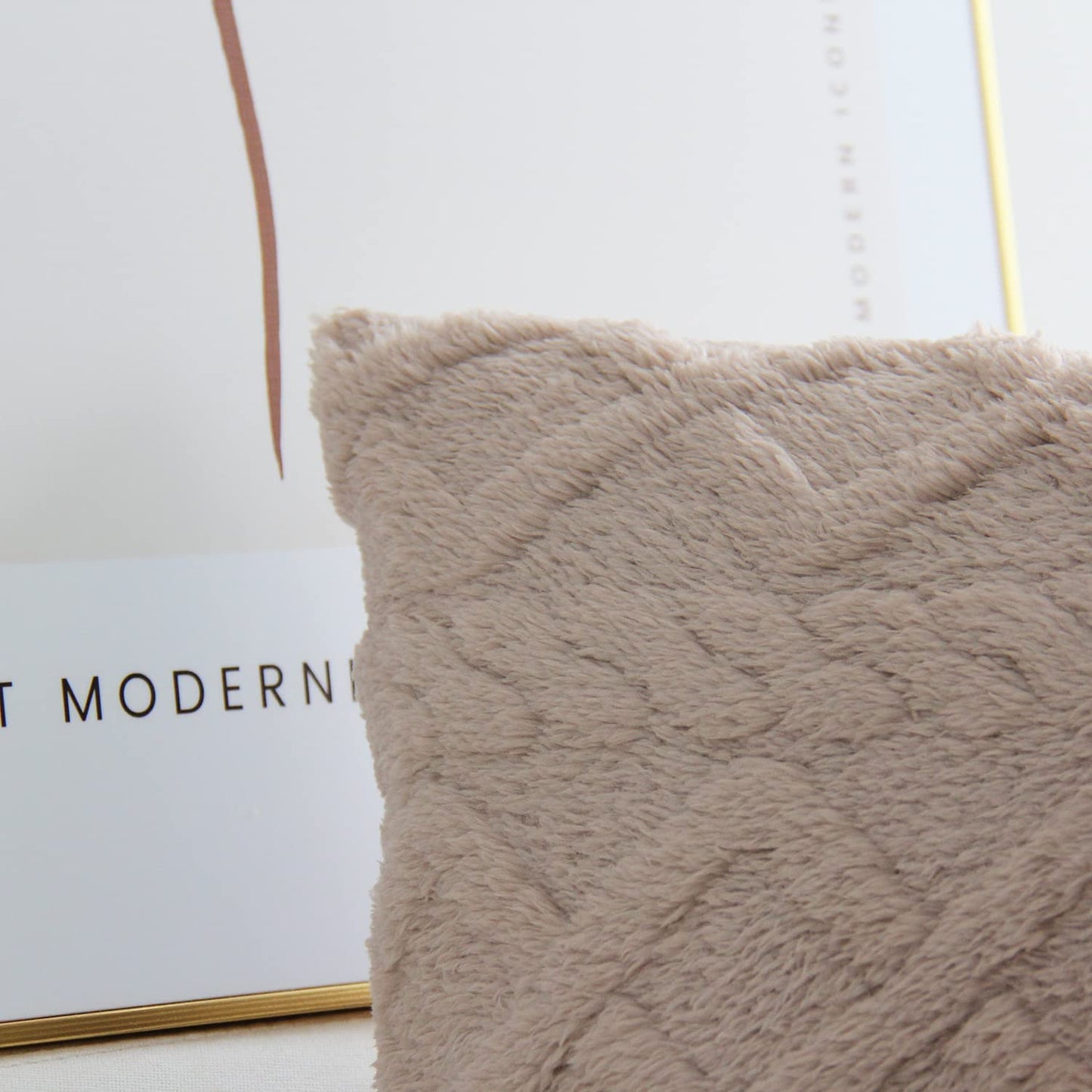 Throw pillow SUPER SOFT 3D FLORAL PATTERN Fur  Pack of 1 throw pillow WITH or WITHOUT insert 18"x18"