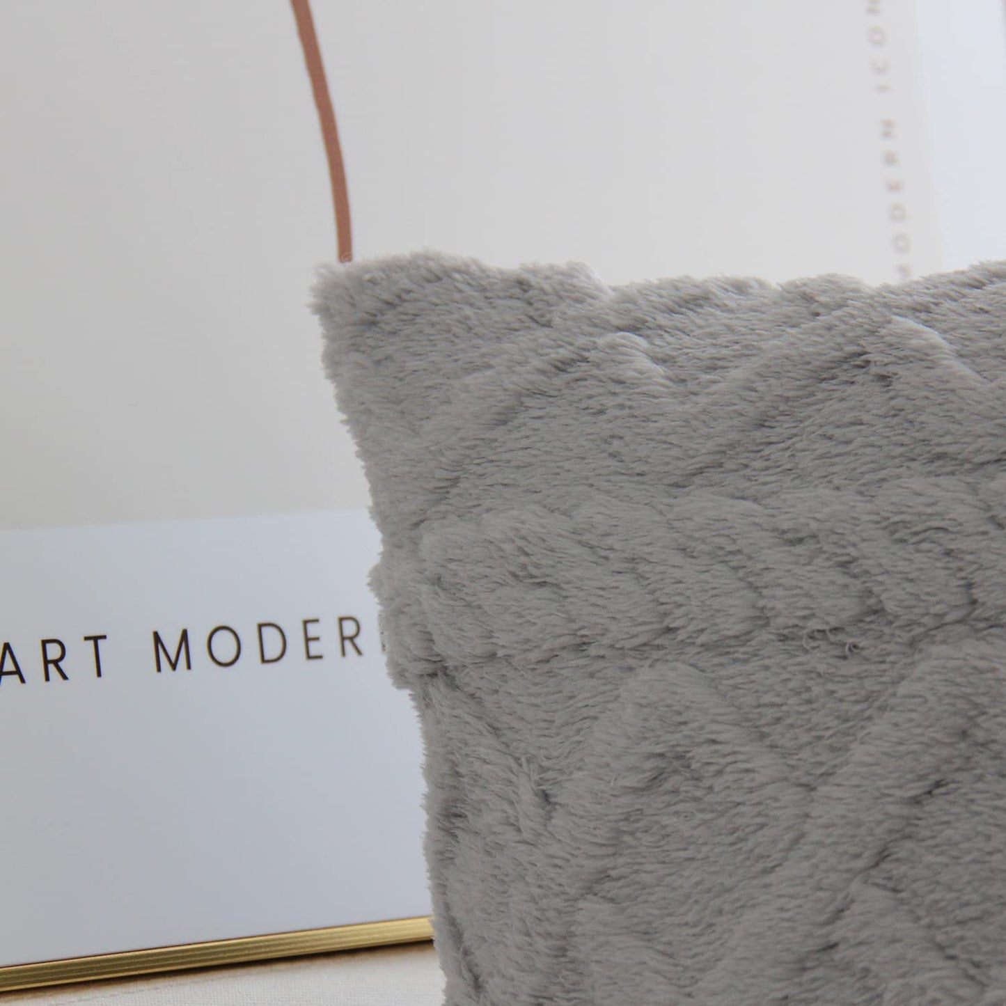 Throw pillow SUPER SOFT 3D FLORAL PATTERN Fur  Pack of 1 throw pillow WITH or WITHOUT insert 18"x18"