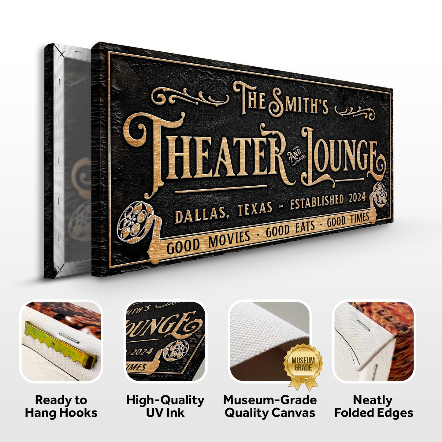 Personalized Theater Sign II