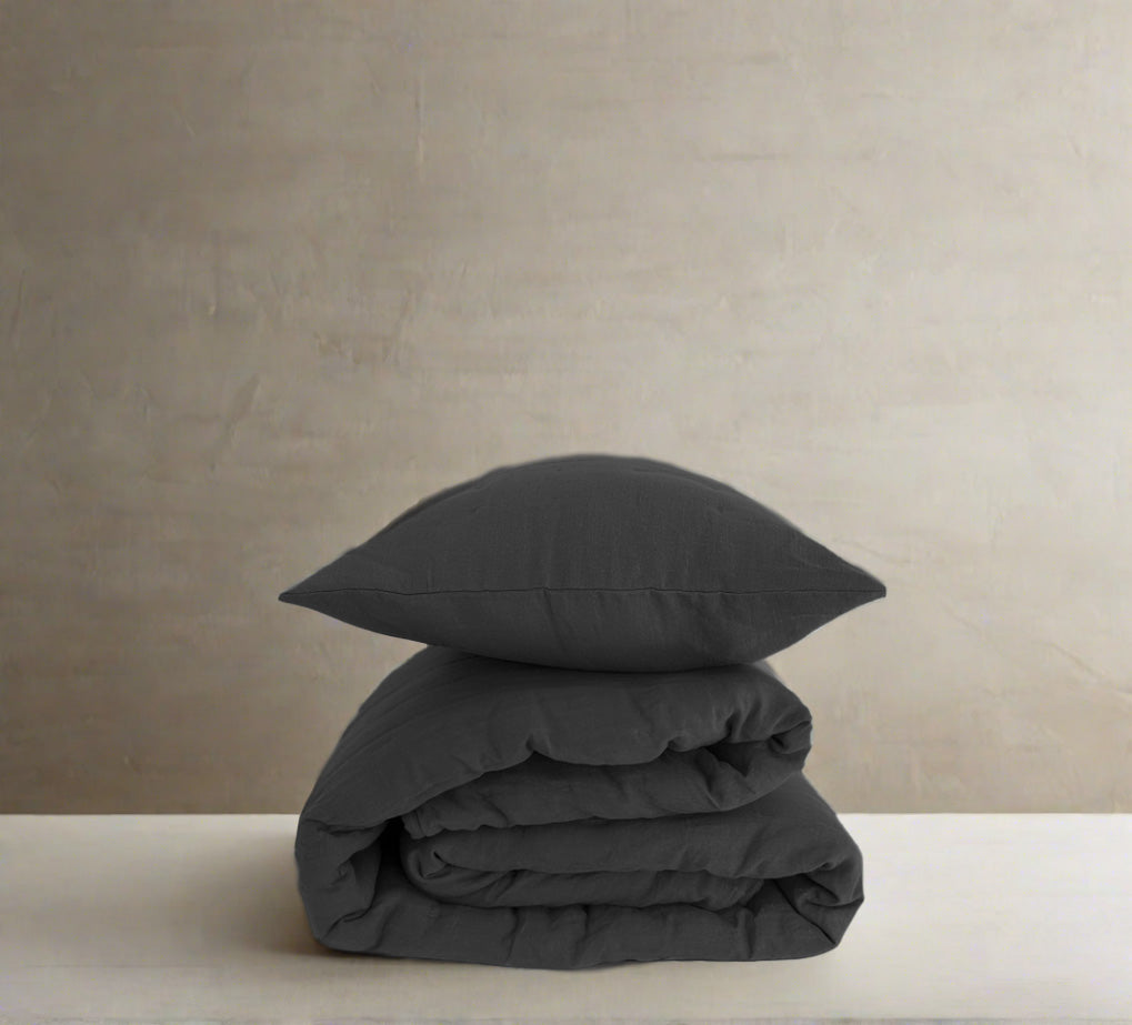 Linen Pin Stitch Quilt & Shams