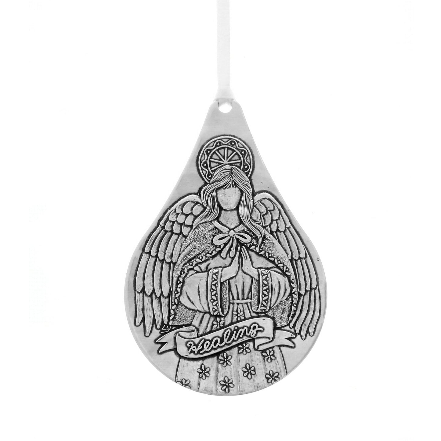 Healing Angel Teardrop Ornament