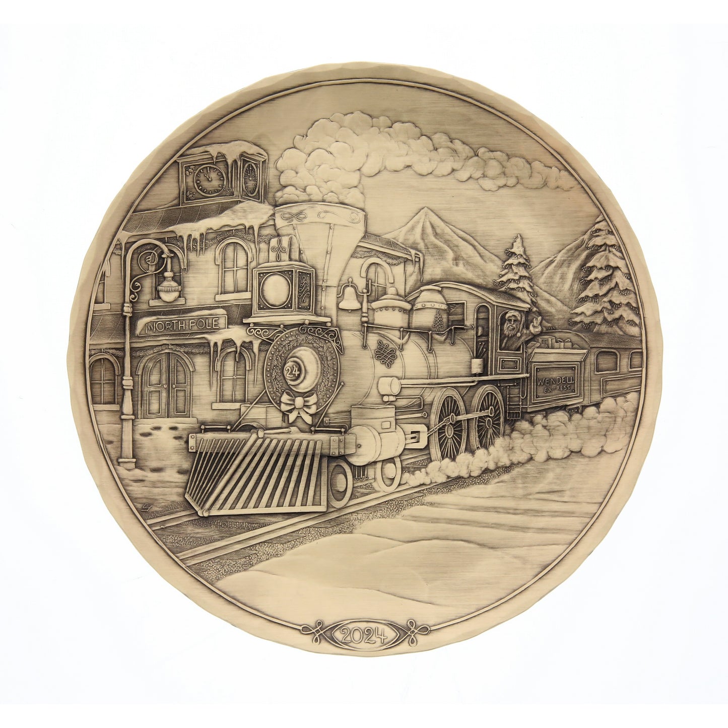 2024 Annual Plate- The Wendell Express (Bronze)