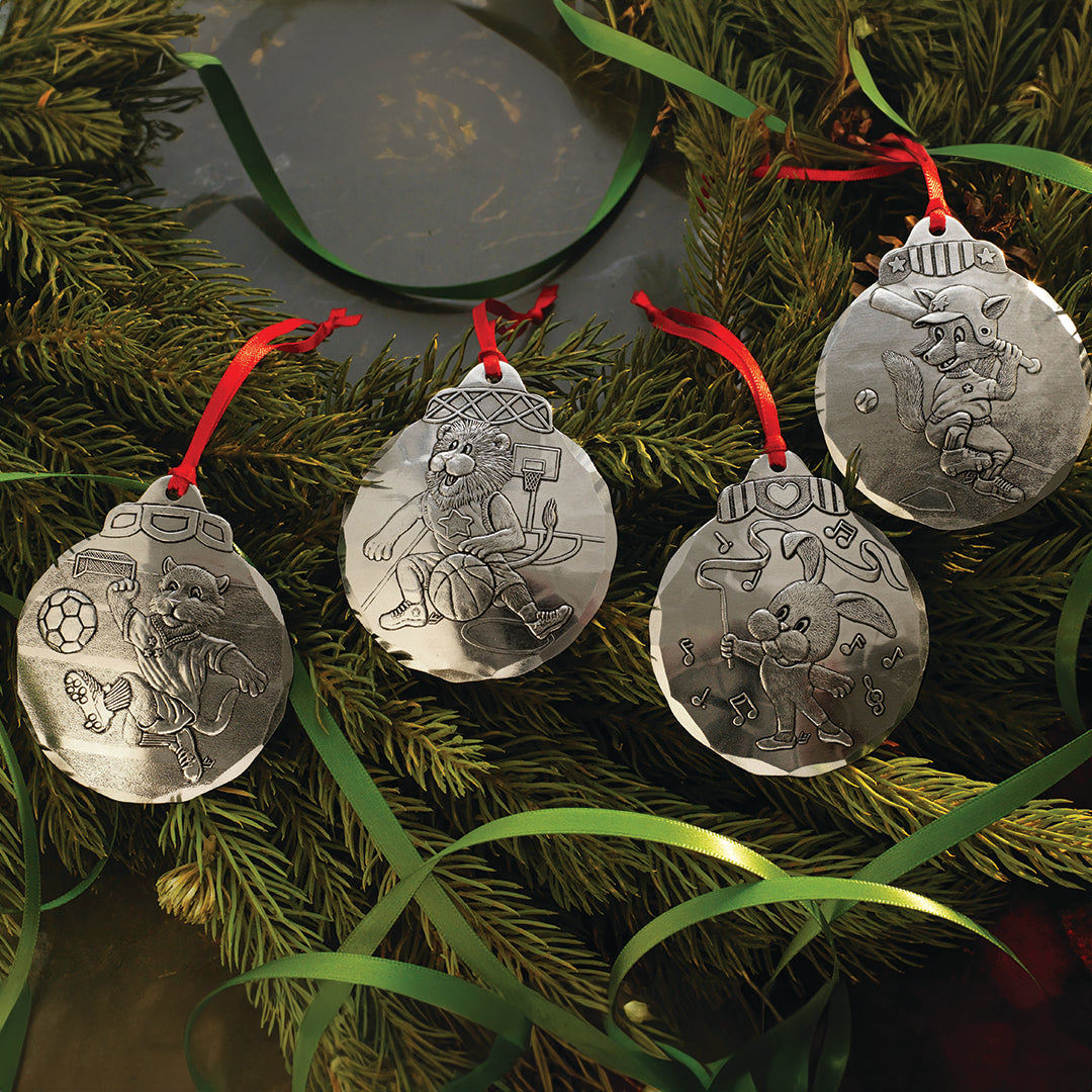 Football Bear Ornament