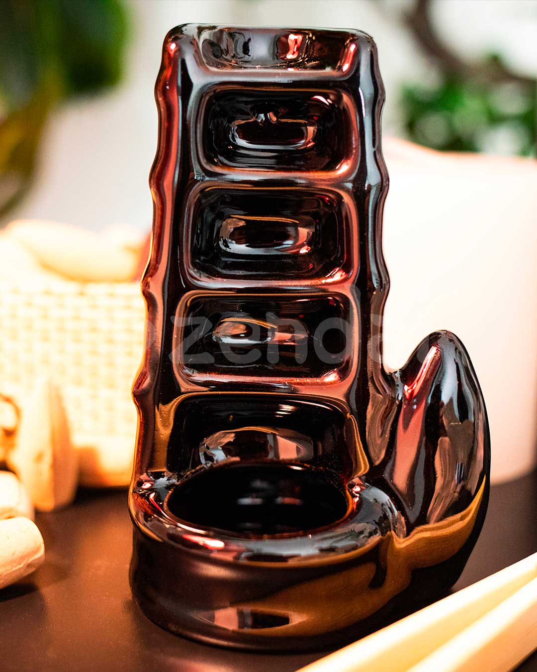 Broken Bamboo Backflow Incense Burner