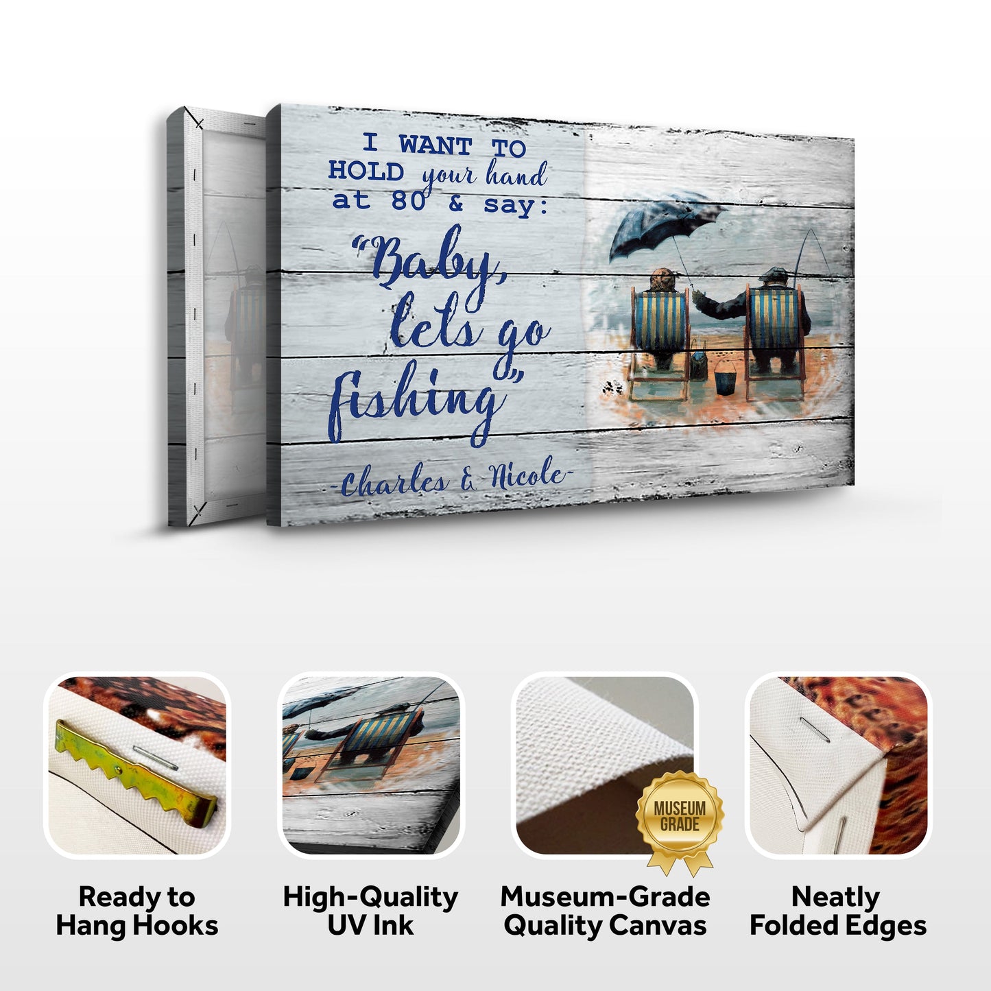 Hold Your Hand at 80 Sign