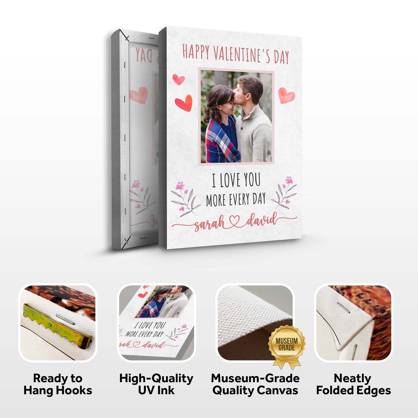 I Love You More Every Day Romantic Sign