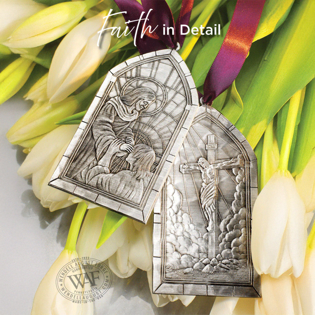 Crucifixion Cathedral Window Ornament