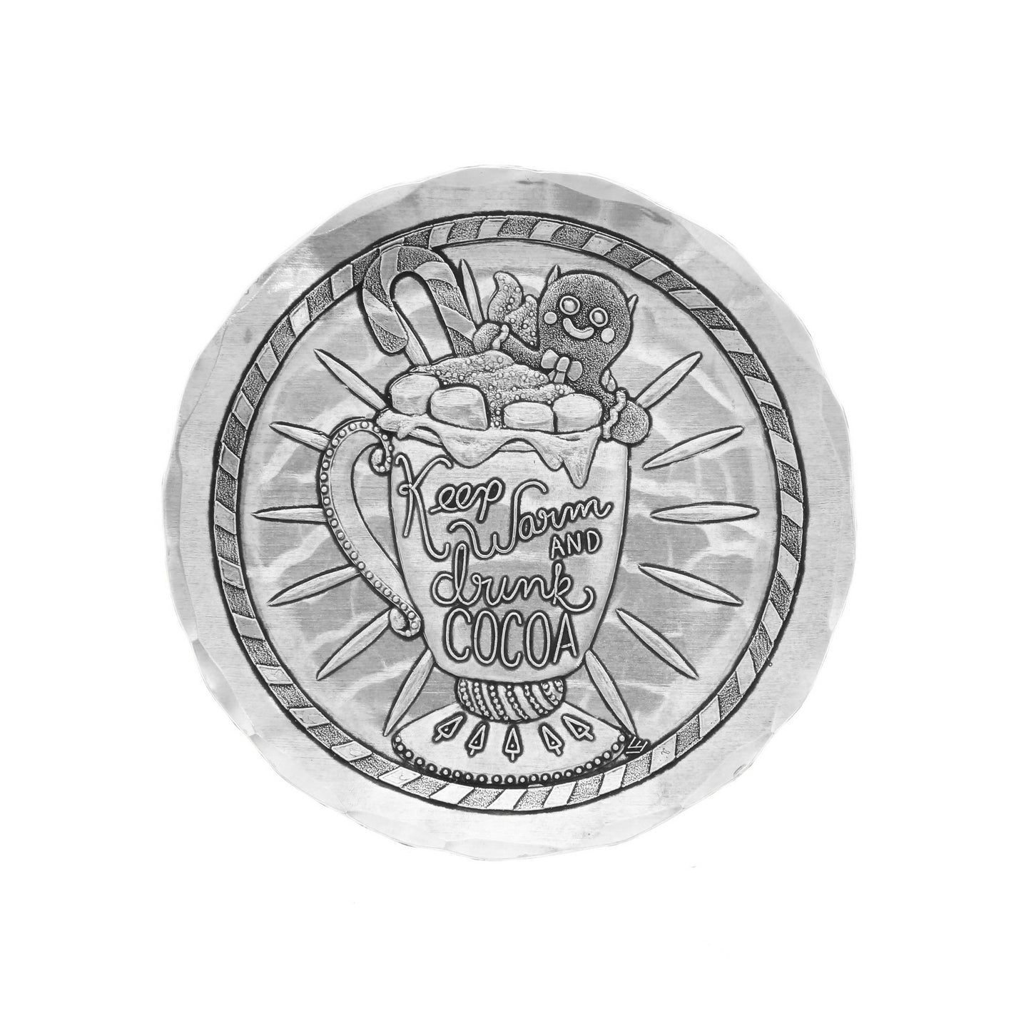 Keep Warm and Drink Cocoa Coaster