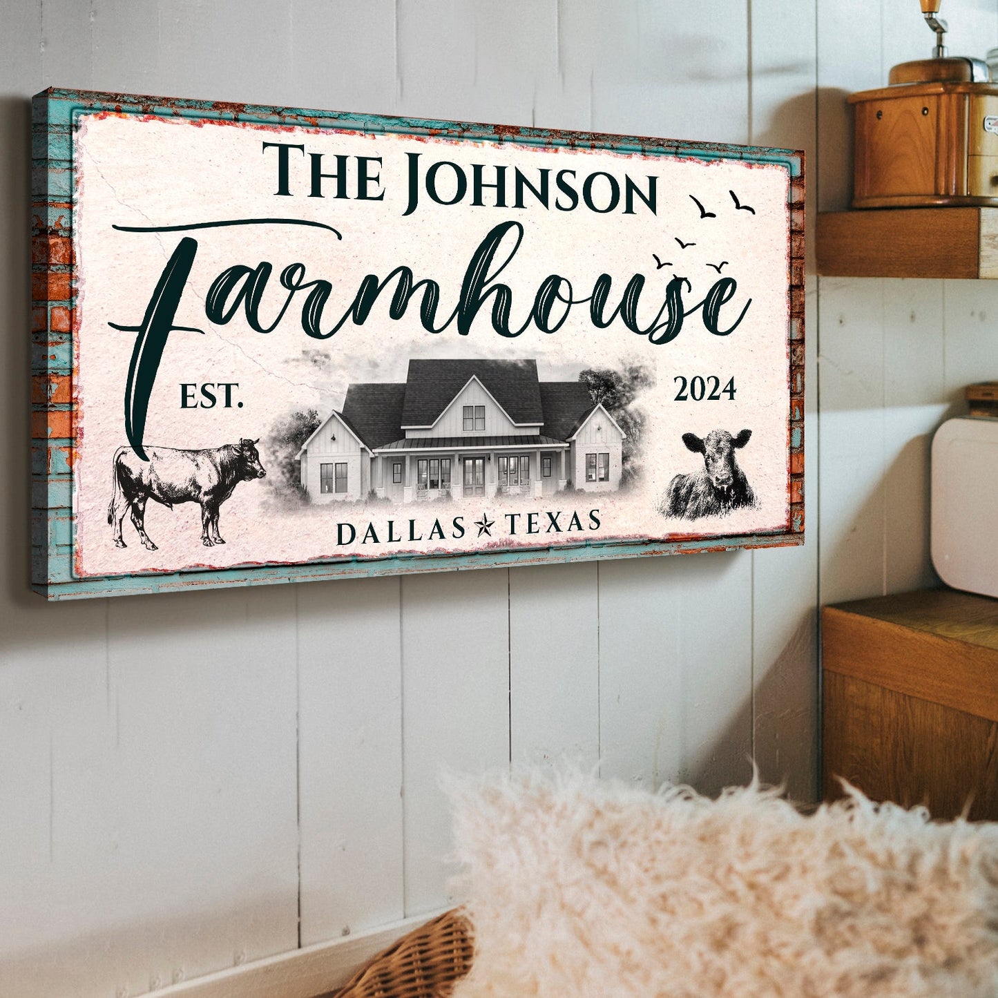 Custom Farmhouse Sign II