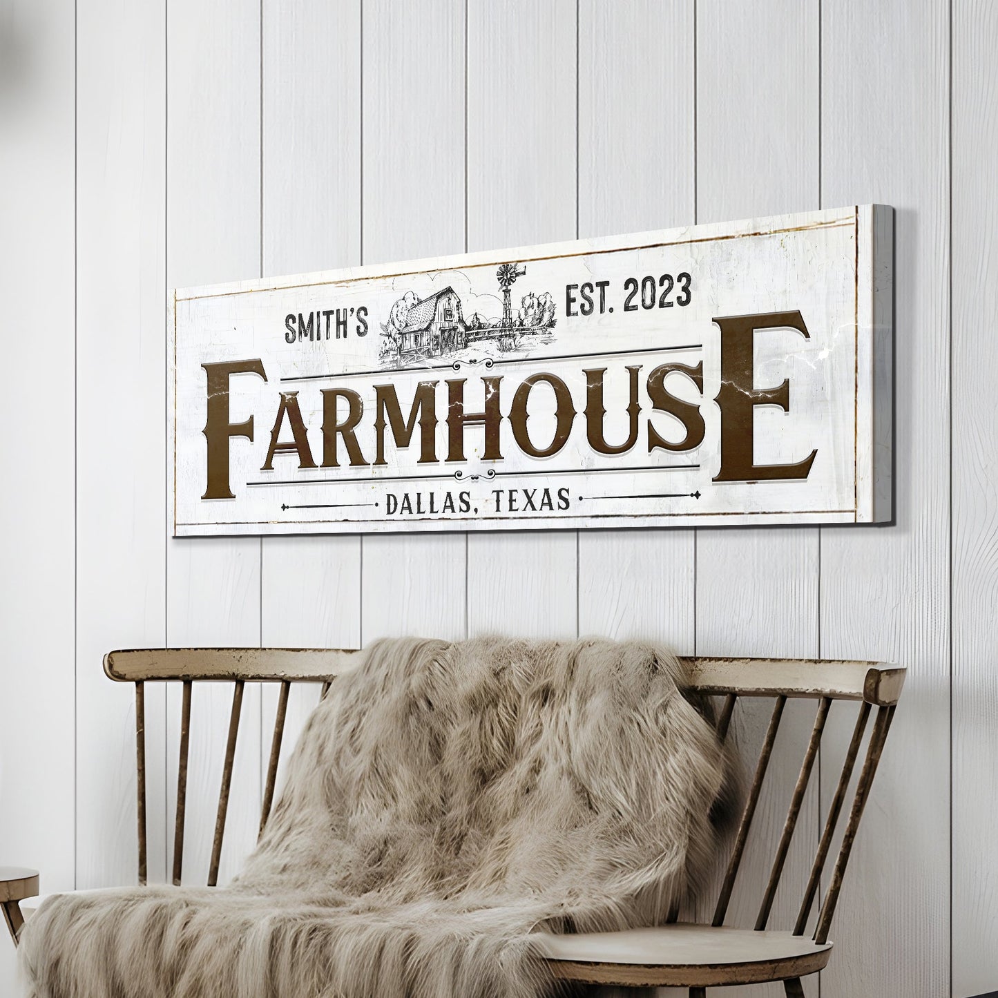 Custom Rustic Farmhouse Sign II