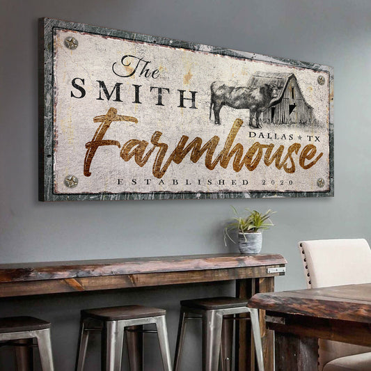 Rustic Farmhouse Sign V