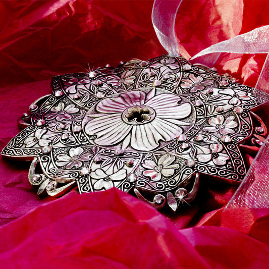 Snow Crystal Dogwood Ornament (Aluminum)