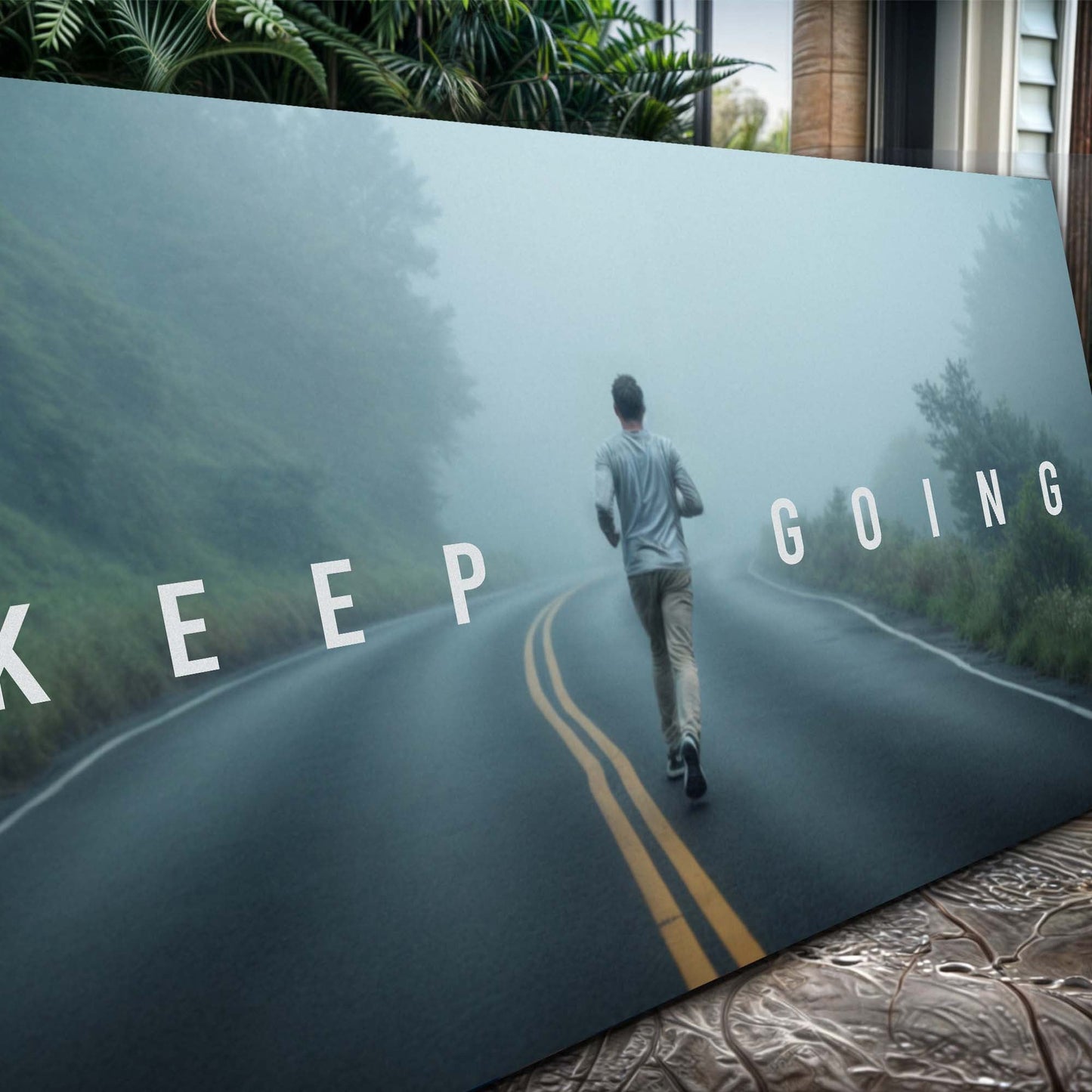 Keep Going Motivational Wall Sign