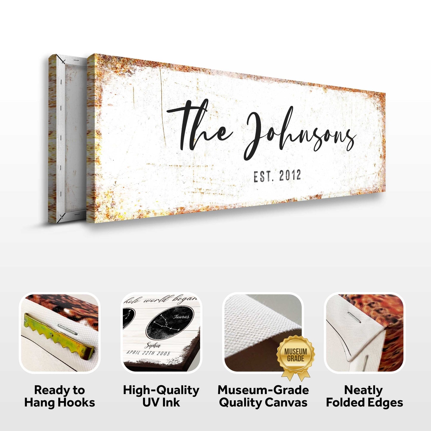 Rustic Family Name Sign