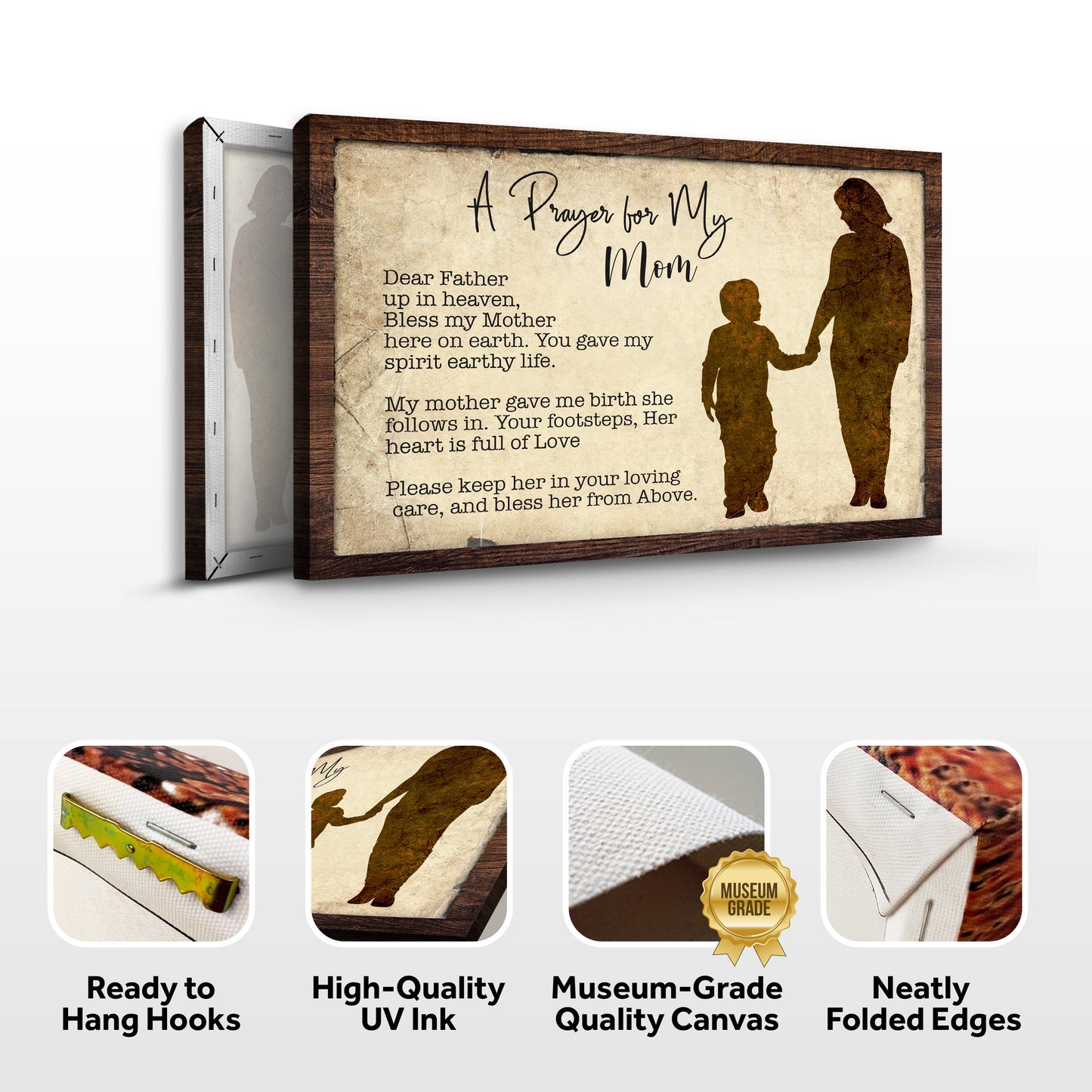 A Prayer For My Mom Mother's Day Gift Sign