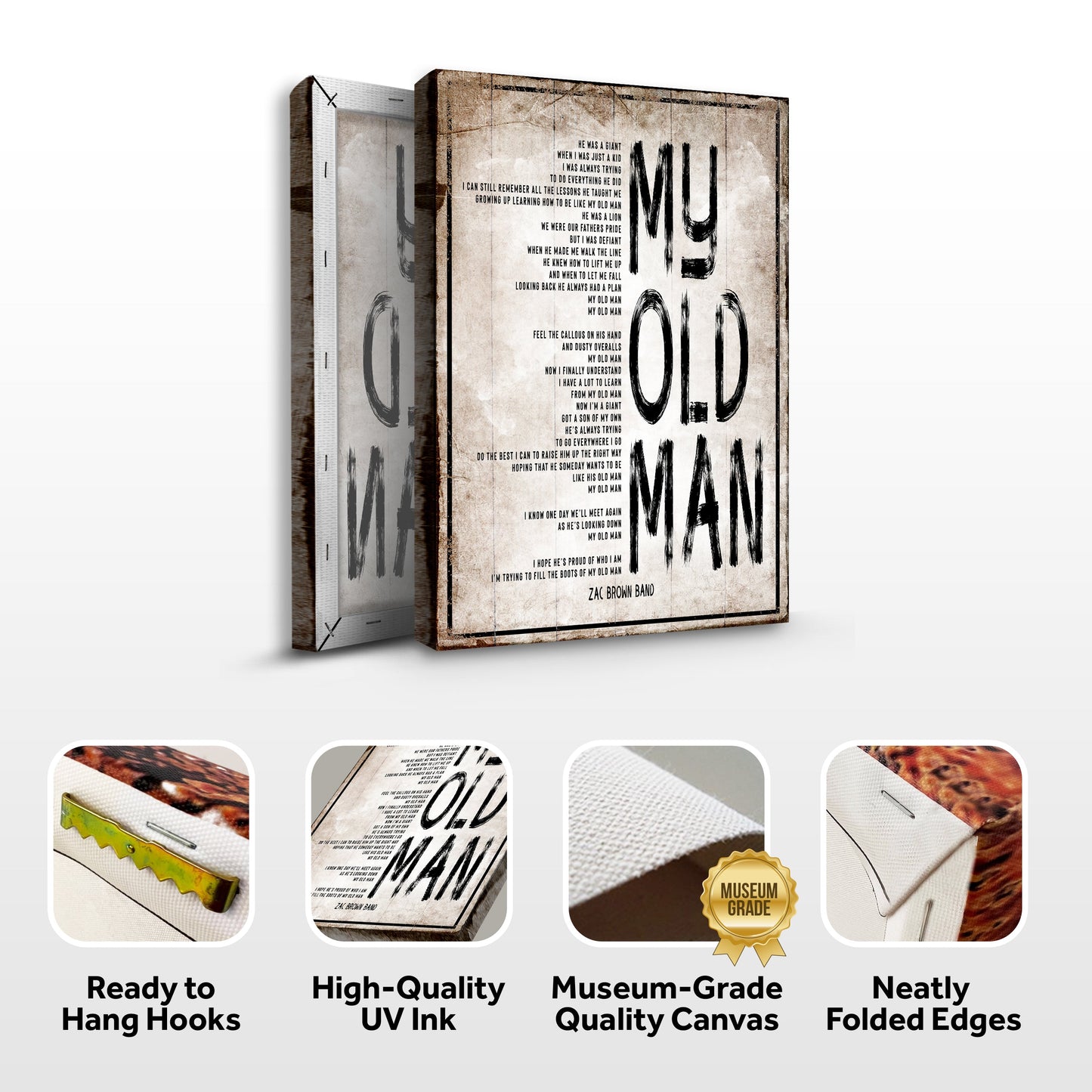 My Old Man, Happy Father's Day Sign