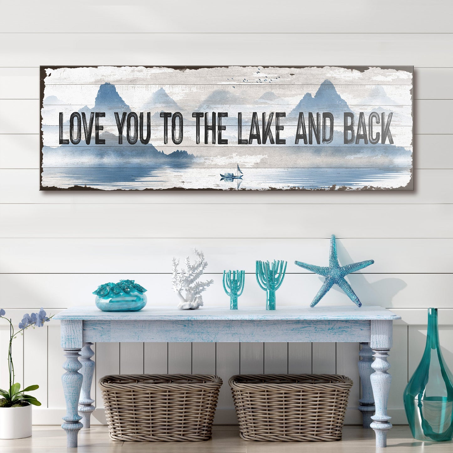 Love You To The Lake And Back Sign