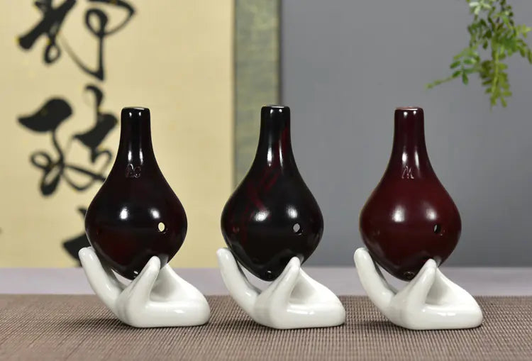 6-Hole Alto C Key Fired Clay Ocarina for Teaching