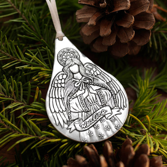 Healing Angel Teardrop Ornament